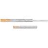 Emuca 3049505 Guida Binario con Cuscinetti a Sfere ad Estrazione Totale e Chiusura Ammortizzata, Zincato, L 350mm