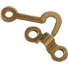 Hillman The Hillman Group 853010 ganci decorativi in ottone massiccio con punti metallici - Bright Brass Finish 2-pack