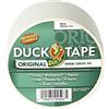 Duck Tape Original, Nastro adesivo isolante e in tessuto per riparazioni con formula migliorata ad alta resistenza impermeabile, 50 mm x 5 m, bianco