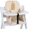 Totsy Baby Copri seggiolone pappa universale - copriseggiolone bambino e bambina cuscino imbottitura riduttore per Hauck e Stokke sedia con un rivestimento impermeabile stabile Giraffe