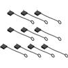 QUARKZMAN Copertura Protettiva per Porta USB 10pz Copertura Porta USB Antipolvere Silicone per Porte Femminili USB Tipo-A Protettori PC Laptop, Nero