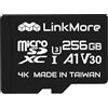 LinkMore 256 GB XV13 (Agon) Micro SDXC Card, A1, UHS-I, U3, V30, Class 10 Compatible, Read Speed Up to 100 MB/s, Write Speed Up to 70 MB/s, SD Adapter Included
