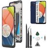 RongZy Schermo LCD per Samsung Galaxy A03 A035G Sostituzione Display Digitizer Assembly Vetro di Ricambio Touch Screen con Strumenti(6.5,Nero con Cornice)