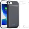 Feob Cover Batteria per iPhone 6/6s/7/8/ SE (2020/2022)-4,7, 7000mAh Cover Ricaricabile Battery Case Custodia Batteria Caricabatterie Power Bank per iPhone 6 /6s/ 7/8/ SE-4,7-Nero