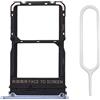 MMOBIEL Vassoio Carta Dual SIM Compatibile con Xiaomi Mi 10 / Mi 10 Pro - 6,67 Pollici - 2020 - Porta Scheda Incl il Pin - Grigio