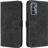 OKZone Cover per Realme GT Master/Realme GT Master Edition, Custodia a Libro in Pelle Protettiva Folio Portafoglio con Chiusura Magnetica e Slot per Carte Wallet Case Flip Cover (Nero)