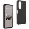 REY Cover in Gel TPU Nera per ASUS ZENFONE 9 - ZENFONE 10, Ultra Sottile 0,33 mm, Morbido Flessibile, Custodia Silicone