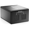 deleyCON Toslink 2x1 Switch SPDIF Audio Interruttore Manuale Distributore Splitter (2x IN / 1x Out) Ottico TOSLINK - Metallo