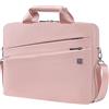 DOMISO Borsa a Tracolla per PC Portatile 15-15.6 Pollici, Custodia Protettiva Idrorepellente e Antiurto, Compatibile con Laptop di Dell, Lenovo, Acer, HP, MSI, ASUS, Rosa