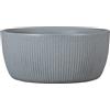 Scheurich Linetto Bowl 30 - Vaso rotondo per piante, colore: Grigio Stony Grey, realizzato con plastica riciclata, per esterni