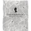 Bridgerton Lady Whistledown Newsprint Coperta super morbida al tatto setoso - 152 x 127 cm