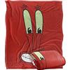 LOGOVISION Spongebob Mr. Krab Face Coperta super morbida al tatto setoso - 152 x 127 cm