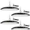 ZXICH Faretto LED UFO 150W, 22500LM Lampada da Officina, Lampada Led UFO Impermeabile IP65 6000-6500K Bianco Freddo per Garage, Officina, Fabbrica, Corridoio, Parcheggio,Stadio coperto(4 Pack, 150W)