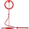 BILY Lampada da lettura portatile a LED con supporto USB, con 3 modalità di illuminazione, per PC portatile e smartphone, colore: rosso