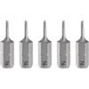 QUARKZMAN 5pz Punte Cacciavite Torx T6 1/4 Esagonale 25mm/1 Lunghezza Testa Magnetica a 6 Punti in Acciaio S2 Punte Cacciavite