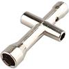 HALJIA mini m2 m2.5 m3 M4 vite dado esagonale croce chiave strumento manutenzione manica