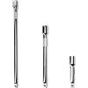 KQDRAVINE Prolunga Bussola 3/8 Set-Prolunga Chiave a Bussola 3/8, Prolunga Cricchetto, EstensioneBussola in Acciaio Cromo Vanadio, 75/150/250mmProlunga Bussola Cricchetto per Riparazione Auto, Officin