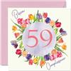 Stuff4 59° Biglietto Auguri Compleanno Donne