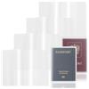 JRSHIRLEYLTD 4 custodie trasparenti per carta d'identità, formato A6, doppia custodia, 150 x 212 mm, trasparenti, per passaporto, carta d'identità, formato A6, doppia custodia durevole per passaporto, carta