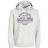 JACK & JONES JJELOGO Sweat Hood 2 col Regular Fit Felpa con Cappuccio da Uomo, Borsone, XXL