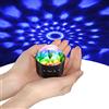 YIKANWEN LED Luci Discoteca , YIKANWEN Luci da Palco Attivazione Vocale palla Lampada,Batteria ricaricabile con USB, DJ magica fase luci, ideale per Festa Compleanno Discoteca Bar