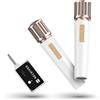 ECHOMUSSY Microfono Wireless, Microfono con Connessione Chip One-to-One, Luci LED Controllabili, Durata 40 ore, Portata 60 m, Microfono con Controllo del Volume per Canto, Discorsi, Feste in Casa