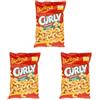 Lorenz Snack-World Rohscheiben Lorenz, Curly Classic, Snack di Mais con Pasta di Arachidi, Cornetti al Gusto di Arachidi, Croccanti all'Esterno, Snack Salato non Fritto e Vegano, 1 Confezione da 360gr