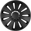 AUTO-STYLE Autostyle Pp 5036B Set Di 4 Copricerchi Silverstone Pro 16 Pollici Nero