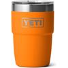 YETI Rambler Stackable Cup with Durasip Ceramic Lining, Vacuum Insulated Stainless Steel Cup with Magslider Lid, King Crab, 8 oz (236 ml)