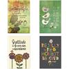 Tree-Free Greetings Confezione da 16 biglietti vuoti assortiti per tutte le occasioni, con buste, ecologici, realizzati negli Stati Uniti, 100% carta riciclata, 10,2 x 15,2 cm, Be Kind All Occasion