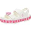Crocs Unisex Bambino Crocband Cruiser Sandal K Sandalo, Pet White/Pink Tweed, 38/39 EU