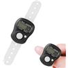 KARELLS Finger Counter,Contatore Manuale,Contatore Elettronico,Mini Contatore delle Dita,Contatore Digitale a Dito,Contatore di Dito,Contatori di Dita Elettronici,Mano Conteggio Contatore,Nero,2pcs