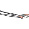 ACELO - JUEGO DE 2 CABLES DOBLES DE LUZ (1 X 210 CM Y 1 X 60 CM, CON 2 0739