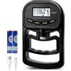 WIYETY Dinamometro Digitale Manuale: Dinamometro A Mano Con Schermo LED 396lb/180Kg, Presa elettrica Strength Tester Grip Per Sportivi E Uso Domestico