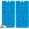 sunVigorous Panetti refrigeranti per borsa frigo - 4/6/8 pezzi da 400 ml - Elemento refrigerante ultrasottile riutilizzabile - Adatto per attività all'aperto da portare con sé per mantenere gli