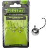 PRO FILSTAR Testine Piombate 5 x 1g - Ami da Pesca N6 - Ami Piombati per Esche Artificiali - Kit Teste Piombate - Jig Head Fishing Set - Piombi da Pesca - Attrezzatura - Accessori - Sport Set