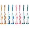 TMZELOA Spazzolino Bambini 8 Pezzi - Spazzolino Morbido per Bambini 2-6 Anni, Spazzolino Denti Colorato Cartoon Animali per Bambino e Bambina, Set Spazzolino Manuale Baby