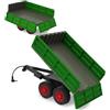 JAMARA 423284 ribaltabile verde scuro per trattore RC 1:16 - Accessori agricoli, agricoltura, coltivatore, regalo per bambini, RC plug, piano di carico su/giù con RC