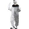 W WIDMANN MILANO Party Fashion - Costume mimo assassino, tuta, clown horror, costumi in maschera, Halloween