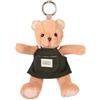 DOUDOU ET COMPAGNIE - 1 portachiavi peluche orso giardiniere - 14 cm - collezione botanica - accessorio di sacchetti peluche con annaffiatoio - idea regalo per adulti e bambini amanti della natura
