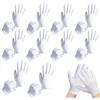 guangyuan 6 Paia Guanti di Cotone Idratanti per Mani Secche, Eczemi, Bellezza, Pelle Sensibile e Irritata, Sottile Neurodermatite a Maglia, Traspiranti, Sottili Guanti da Lavoro a Mano Asciutta 22cm