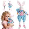 XIMEY Easter Bunny Peluche, Coniglietto di Pasqua Peluche, Coniglio Peluche, Peluche Coniglio, Peluche Coniglio Bambola per Ragazzi Ragazze, Pasqua Compleanno, cadeaux de Noël (D)