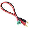 VUNIVERSUM Cavo di ricarica premium con MPX Multiplex compatibile con spina a banana da 4 mm, spina dorata per batteria Lipo lunghezza 30 cm, 14 AWG 2,5 mm², in silicone
