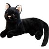 GVMJHYK Bambola Gatto Di Simulazione,Peluche Gatto,Simulazione Simpatico Giocattolo Animale,Regalo Perfetto,Decorazione Di Mobili, Morbidi Cuscini,14+,30cm