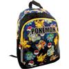mybagstory - Pokémon - Zaino da ragazzo 38 x 28 x 16 cm - Borsa scuola per bambini primaria con 2 scomparti con zip - Bambino - scuola - asilo - idea regalo