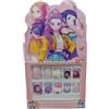 FASHION YO 12 pezzi Unghie finte acriliche per bambini, pre-incollate, con copertura completa, glitter arcobaleno unicorno sirenetta, per bambini, adesive, kit per unghie artistiche, regalo di