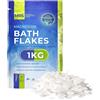 MRS Sali da Bagno Fini al Magnesio, Sale di Epsom, Sali da Bagno, Per trattamento Muscoli e Piedi, Rigenera il Corpo e la Mente, Sistema Rigenerante al Magnesio, 1kg - 2.20 lb
