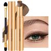 LYSdefeu Pennino per ombretto, 3 colori opachi, a lunga durata, High Pigmented Eye Shadow Crayons, matita per ombretto, impermeabile, per la festa della donna, trucco con pennello per le donne 01