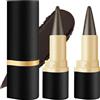 JAONLD Matita Occhi,2 Pezzi Matte Quick-Dry Eyeliner Matita Stick Asciugatura Rapida,Eyeliner Waterproof Penna Cosmetico Duratura per a Tutti I Look di Trucco(Marrone scuro)