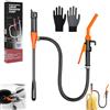 Shengou Batteria elettrica della pompa della benzina,Pompa di trasferimento del liquido,Pompa della batteria per tanica,Pompa dell'olio elettrica portatile,Pompa della benzina,Pompa tanica 2,4 GPM per benzina